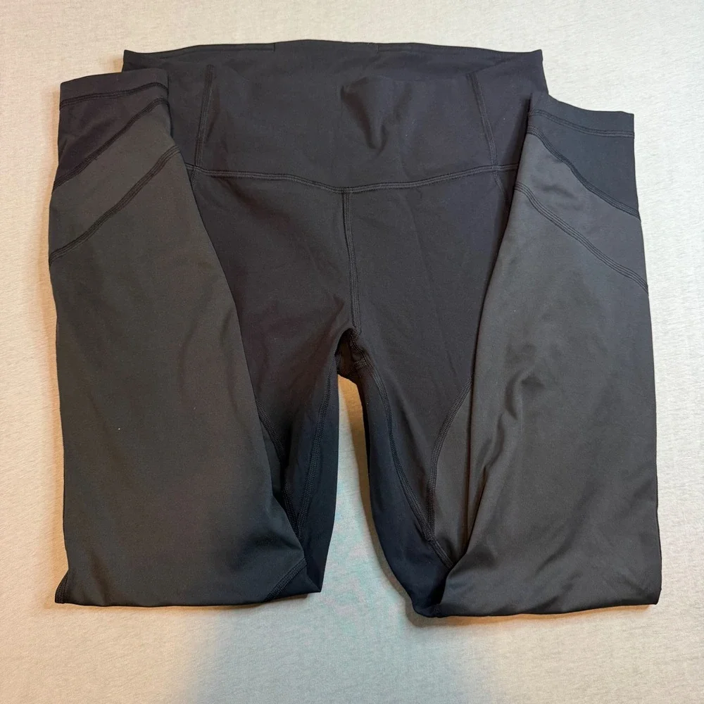 Lululemon Wunder Under High-Rise Tight 28" Black sz 12 Luxtreme Athletic Gym - Picture 2 of 7